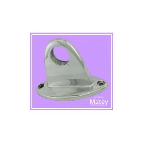 SOPORTE ALUMINIO TORTUGA PARA TUBO DE 25 MM.