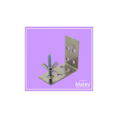 SOPORTE ESCUADRA CON MARIPOSA DE 2 PULGADAS