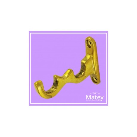 SOPORTE ABIERTO DOBLE MINI EN BRONCE...