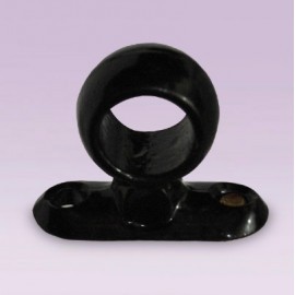 Soporte negro corto central para tubo de...