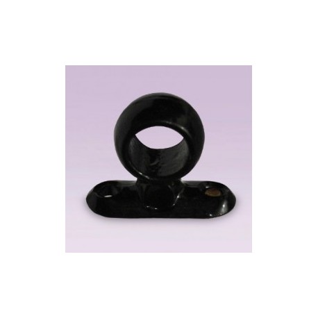 Soporte negro corto central para tubo de...
