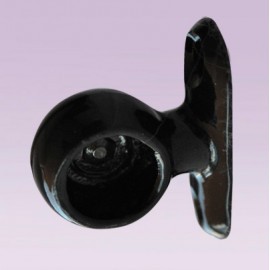 Soporte negro corto lateral para tubo de...