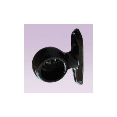 Soporte negro corto lateral para tubo de...
