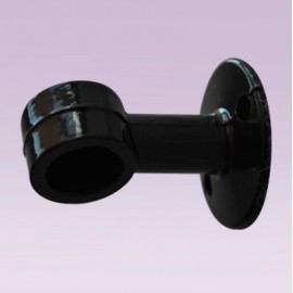 Soporte negro intermedio lateral para tubo...