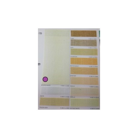 PERSIANA VERTICAL DE TELA ITACA HISPER WHITE.
