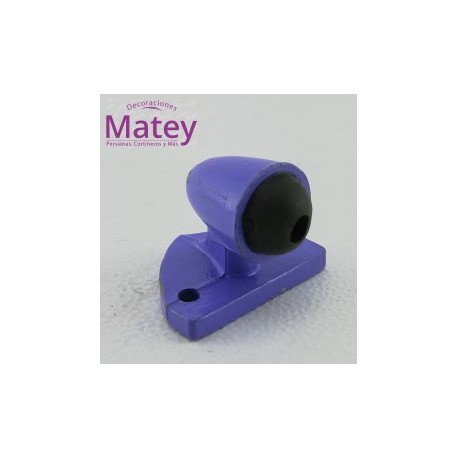 TOPE DE BALA COLOR MORADO PARA PISO.