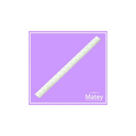 Cordon 3 mm liso blanco