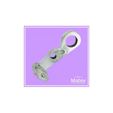 SOPORTE ALUMINIO DOBLE CERRADO 13 X 25 MM.